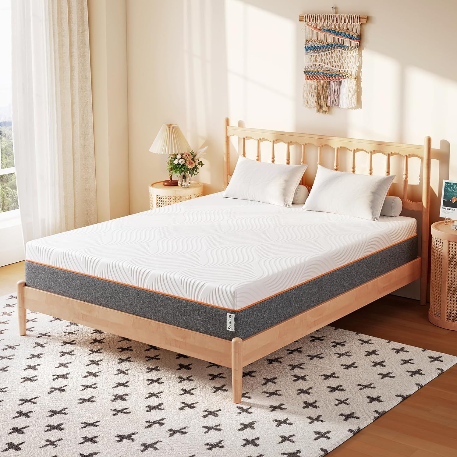 Cooling Gel Memory Foam Full Mattress in a Box