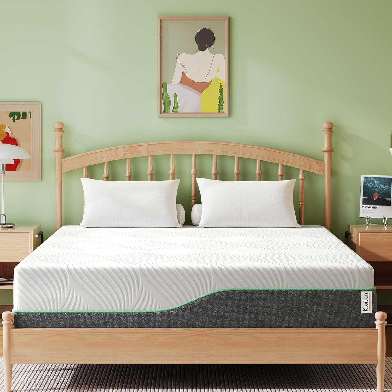 Cooling Gel Memory Foam Full Mattress in a Box