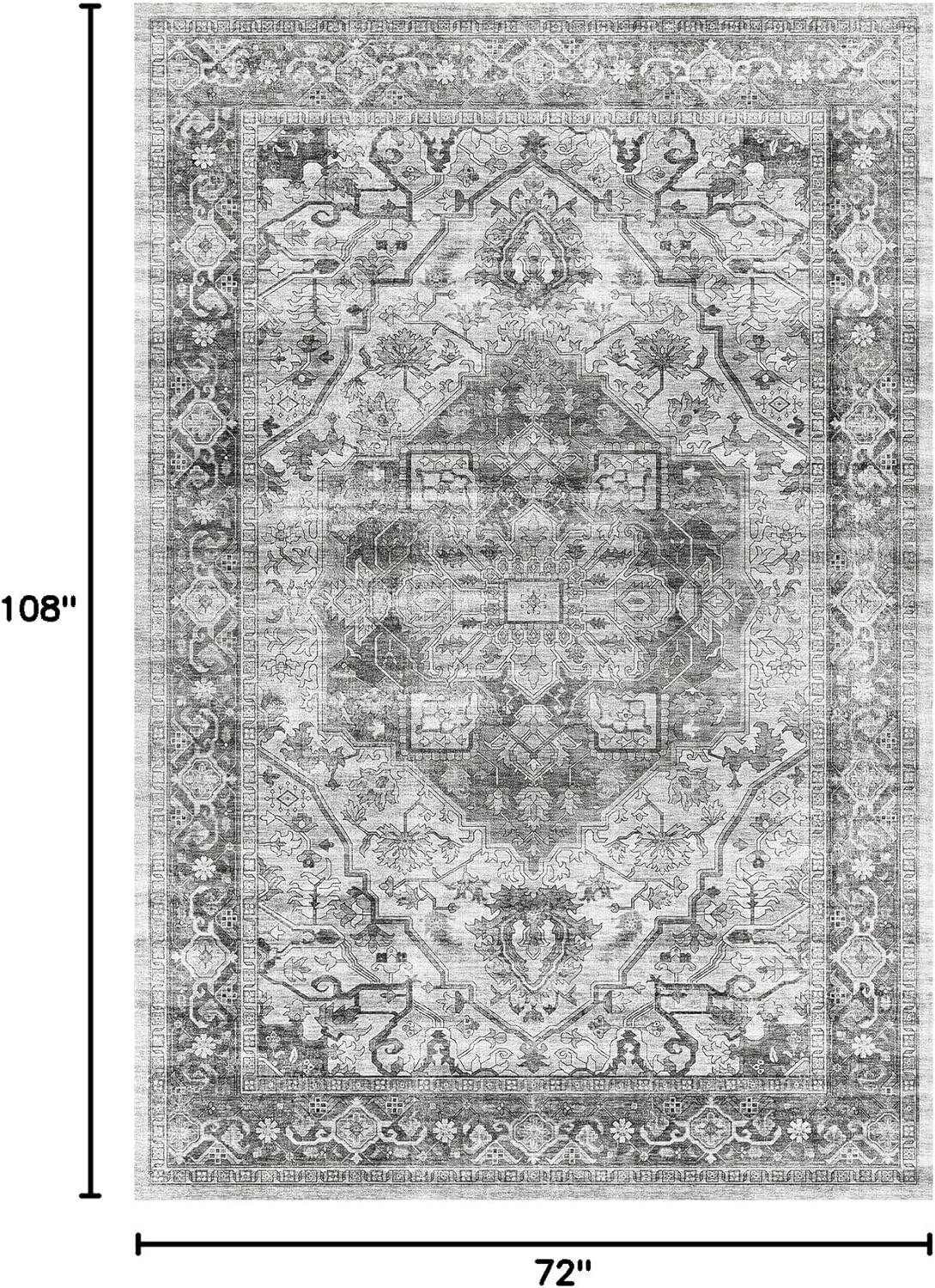 Large Area Rug,6x9 Soft Large Bedroom Rugs