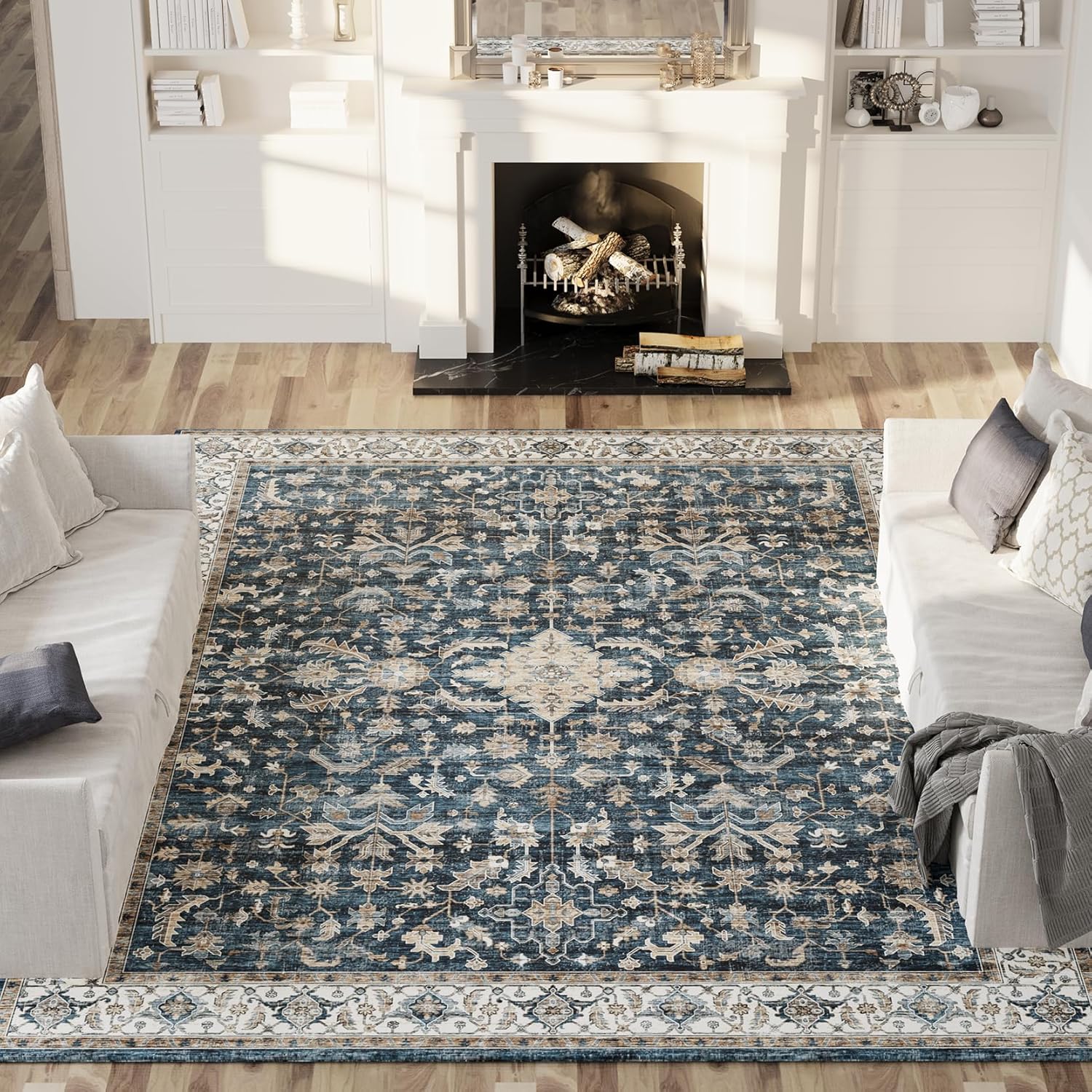 Large Area Rug,6x9 Soft Large Bedroom Rugs