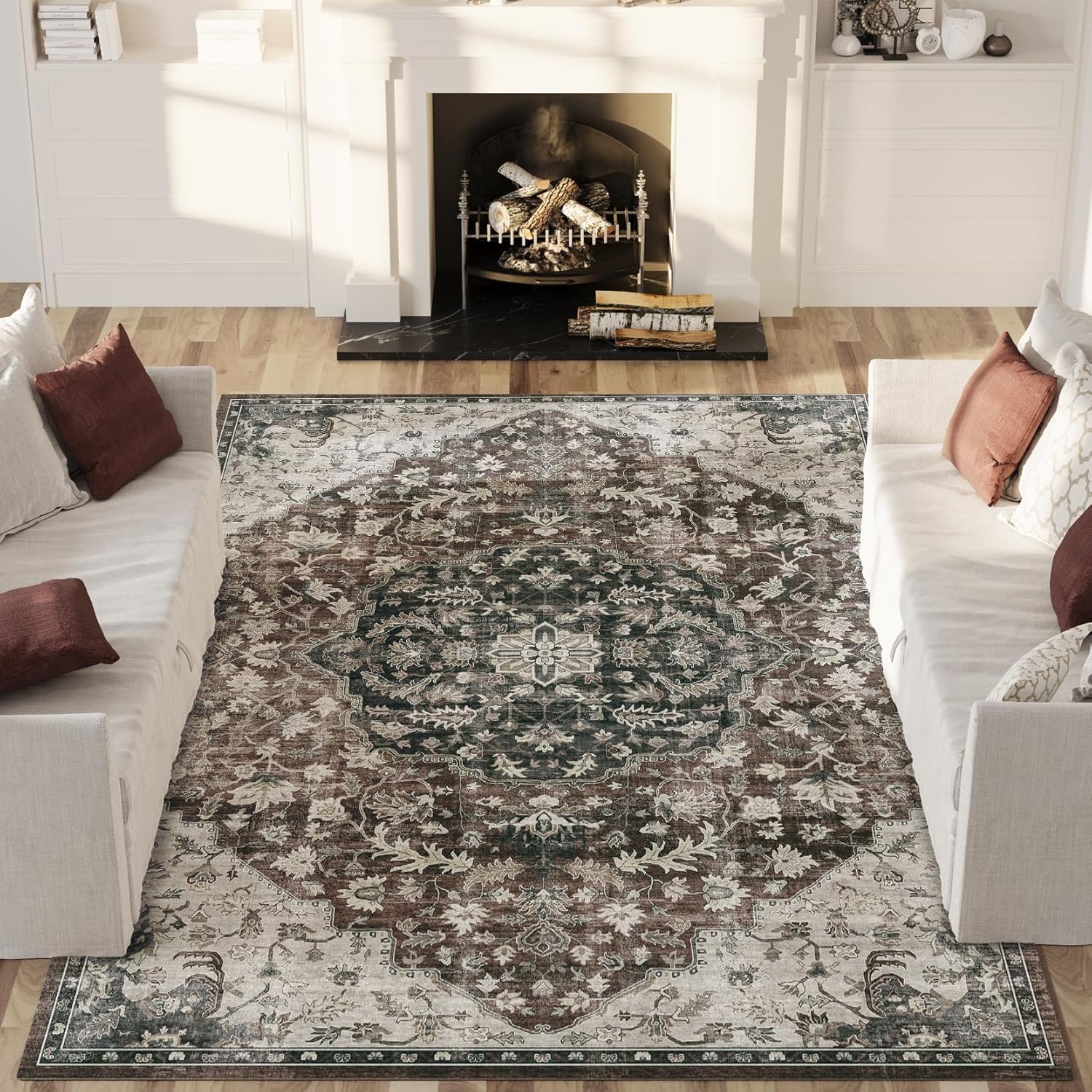 Large Area Rug,6x9 Soft Large Bedroom Rugs